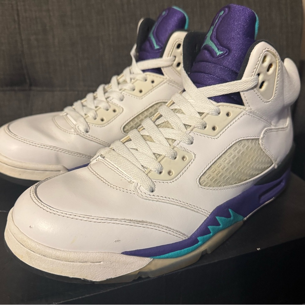 🚨‼️Jordan 5 Grape 🍇 2013 🔥🔥OG Box.
(Preowned super clean for a 14 year old shoe)